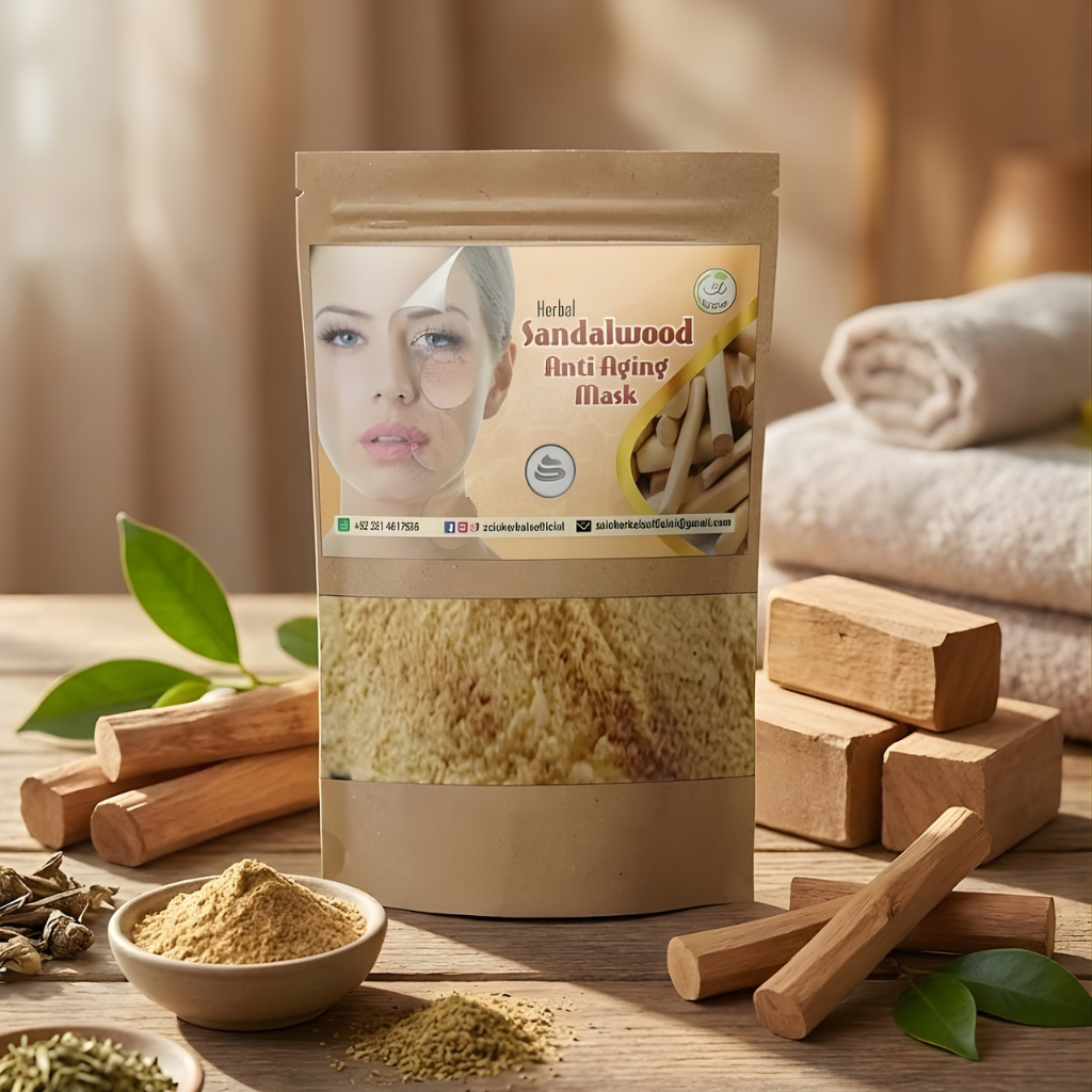 Sandalwood Anti Aging Powder: Soothe & Beautify Naturally